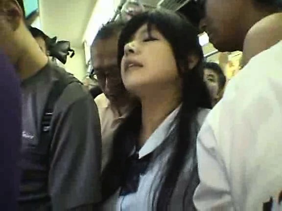 Ass To Mouth Train Gangbang - Innocent Schoolgirl Gangbanged In A Train at DrTuber