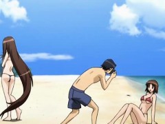 Fit Hentai Chick With Small Boobs Rides This Huge Hentai