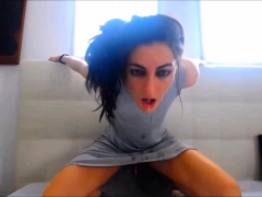 Crazy Bitch Eyerolling Spitting Shaking