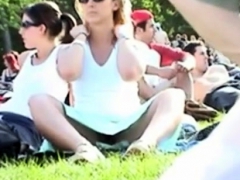 Upskirt At Park
