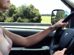 Tits Out Driving Usa
