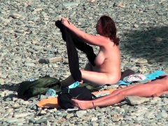 Voyeur At Beach