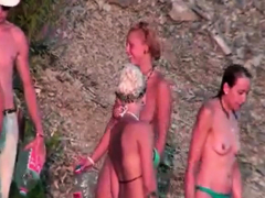 Peeking At The Nude Beach